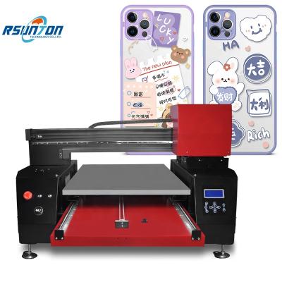 China A1 Size Digital Inkjet UV Phone case Printing Machine With Embossed Effect 3D Desktop UV Printer Te koop