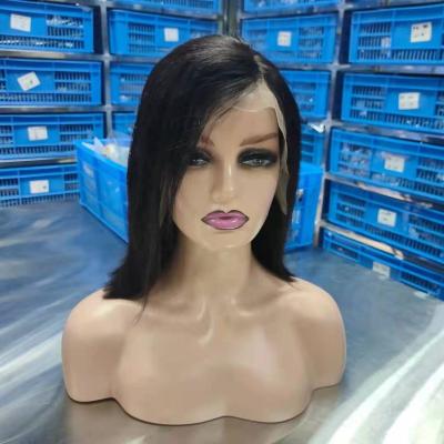 China Silky Straight Wave Hair Wig Hair Lace Front Straight, 100% Human Hair Lace Front Wig, Bob Hair Wig for sale