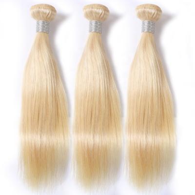 China 100% Brazilian Virgin Hair Wholesale Wave Silky Straight Virgin Hair Extensions 100% Blonde 613 Bundles for sale