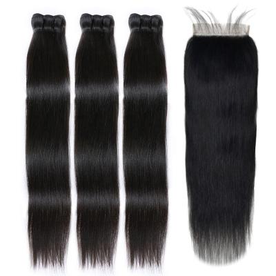 China Best Quality Bone Straight Hair and Factory Wholesale Price 100% Straight Hair Extensions 12A Grade Bone Hair Bundles for sale