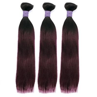 China 1B 99j Silky Straight Silky Straight Malaysian Hair , One Vendor Virgin Cuticle Aligned Hair Bundles Hair Extensions 100% for sale