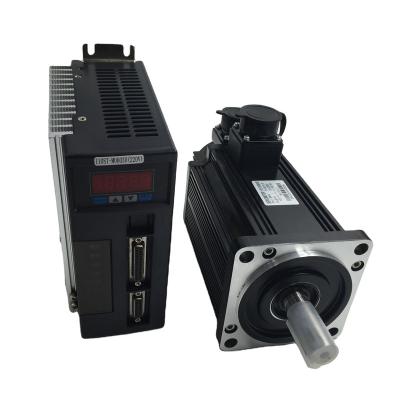 China 1.8kw AC Servo Motor 6Nm 3000rpm 220v NEMA 42 Servo Motor Drive Kit Drip Proof With RS485 For Stewart Platform 2 Year Warranty for sale