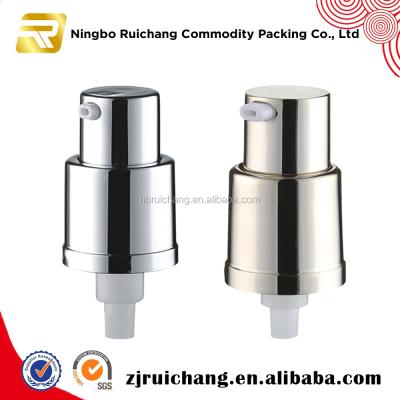 China Non Spill 16mm Silver/Gold Airless Pump With Any Glass Bottle And Pet Bottle for sale