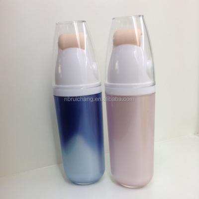 China New design 30ml personal care roller bb cream bottle wheel sponge makeup for sale