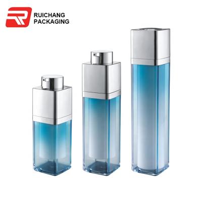 China Wholesale personal care 15/30/50ml custom color and logo airless square pump bottle for sale