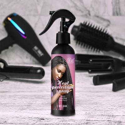 China Hot Selling Organic Private Label Argan Oil Hair Heat Protection Spray Against Flat Iron and Blow Dry Curling for sale