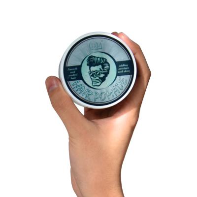 China China Manufacturer Own Brand Men's Natural Waves Pomade Private Label Alcohol Free Hair Wax for sale