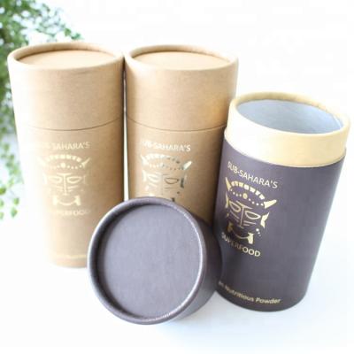 China Handmade Custom Printed Clothes Packaging Cylinder Paper Tubes for sale