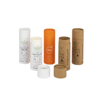 China Recycled Materials Lift Up 20g Lip Balm Paper Cardboard Tubes In Packaging Tubes Cardboard Lip Balm Tube for sale