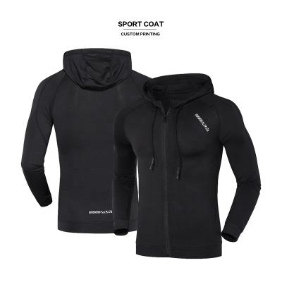 China Wholesale Anti-wrinkle Fit Hoodies Zipper Sweatshirt Plain Color Sportswear Zipper Hoodies Quick Dry Man for sale