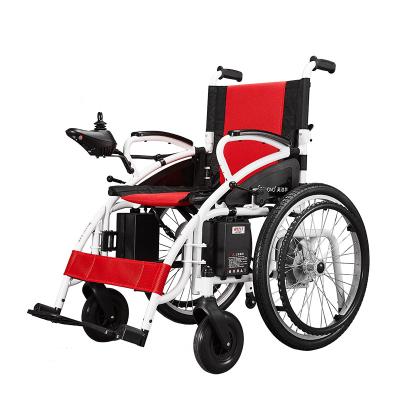 China Lithium battery portable disabled hand electric folding dual-function health care physiotherapy electric wheelchair hot home for sale