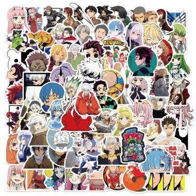 China Waterproof+Eco-friendly 100 Pcs/Bag Amazon Hat Vending Sticker Pack Mixed Anime Stickers for sale