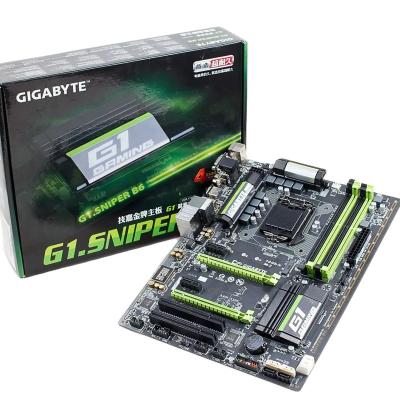 China Desktop Factory Fast Delivery GI-GA-BYTE G1.Sniper B6  Supports dual-channel 4 DDR3 1600/1333MHz memory motherboard for sale