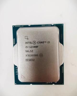 China Desktop 2023 hot sale In-tel Core i5 12400F CPU 10 Cores Sixteen Threads 76.8 GB/s for desktop processor cpu for sale