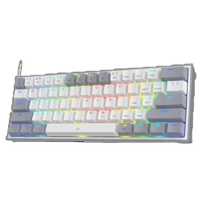 China Mechanical Factory supply low price Red-ragon K617 KUMARA Gaming Keyboard  LED Backlit  Wired  Mechanical Gaming Keyboard for sale