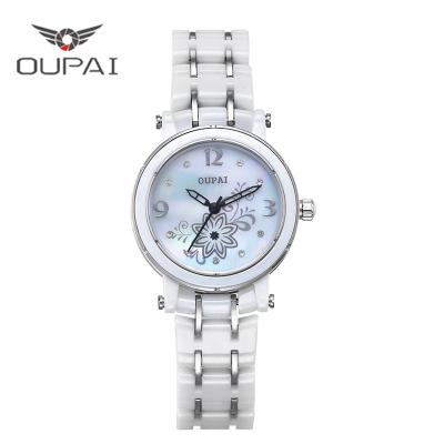 China OEM Watch White Ceramic Classic Lady Fashion Water Resistant Old And Waterproof Anti-scratch Elegant Cheap Prices Japanese Quartz Movement for sale