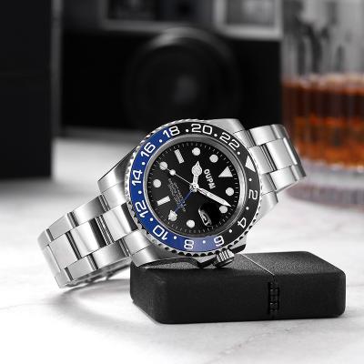 China Luxury Sports Watch Man Ceramic Bezel Day/Date 24 Hours Deep Water Resistant 904L Stainless Steel Wristwatch Automatic GMT For OEM for sale