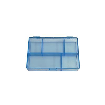 China Sustainable Plastic Accessories Rectangle Clear Components Storage Assortment Beads Handmade Jewelry Box Case for sale