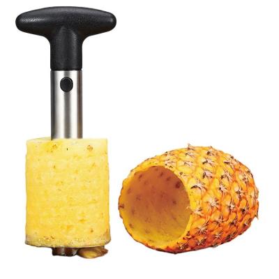 China Hot Selling Viable Stainless Steel Pineapple Peeler Hollow Puncher Slicer Cutter for sale