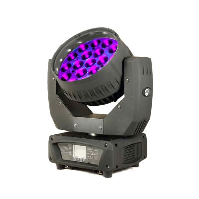 China Professional AURA Stage 19pcs 15w RGBW stage light powercon led moving head manufacturer wholesale wash lighting for sale