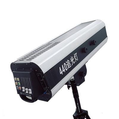 China Linear aperture size is 440w adjustable led spot light follow focus gobo stage concert wedding after stage moving head lights for sale