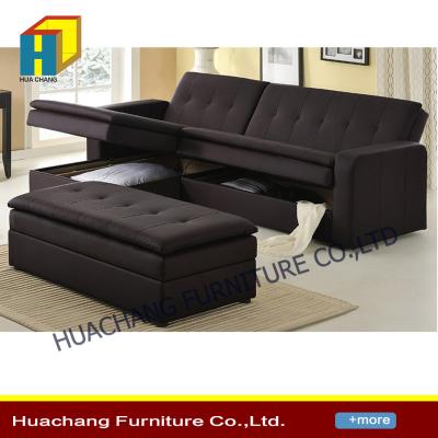 China SOFA BED Corner Sectional Fabric Convertible Sleeper Storage Sofa Bed for sale