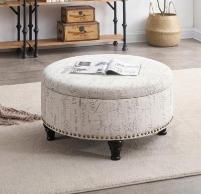 China Stool home & Ottoman Storage Ottoman/Leather Stool/Round Stool for sale