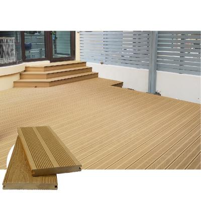 China EUROPEAN Hot Sale Exterior Flooring 3D Wood Texture Waterproof WPC Decking for sale