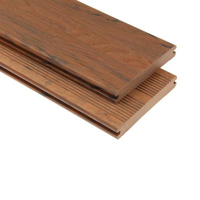 China Eco-friendly European Composite WPC Deck Solid Wood Flooring for sale