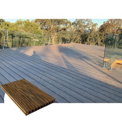 China Modern Wood Plastic Composite Outdoor Flooring High Quality Sun Proof Outdoor Flooring for sale