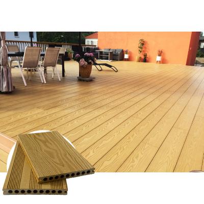 China China modern waterproof wpc decking flooring manufacturers outdoor wpc composite flooring for sale