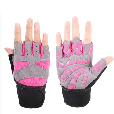 China Custom Half Finger Exercise Fitness Gym Gloves Workout Gym Gloves Wholesale Anti-skid for sale