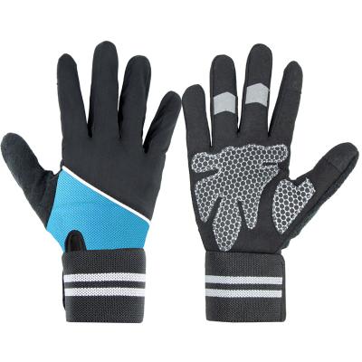 China Professional Custom Made Breathable Fitness Exercise Workout Weightlifting Finger Weightlifting Gym Gloves Unisex Sports for sale