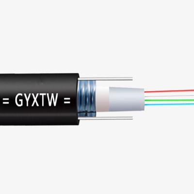 China Made in China top quality single mode supplier cheap outdoor fiber optic cable GYXTW-4B1 for sale