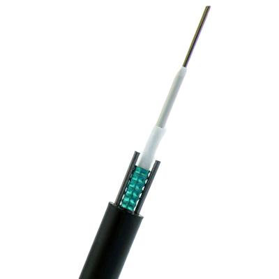 China Flame Retardant Single Mode 4 Core Singlemode Fiber Optic Cable GYXTZW53-4B1 for sale