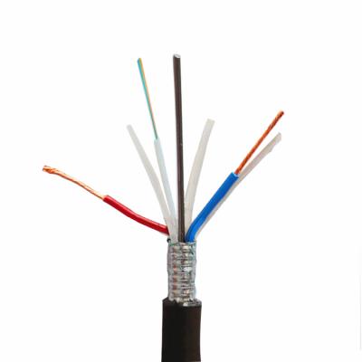 China China Manufacture Professional High Quality Single Mode Electrical Wires Photoelectric Composite Cables GYTS-4B1+2*6.0 for sale