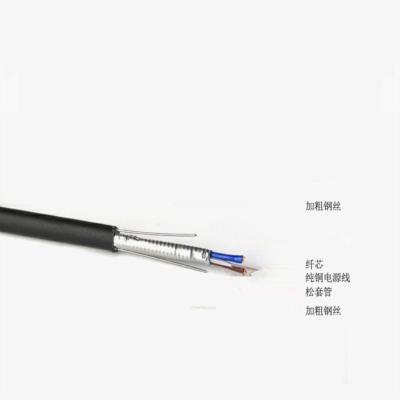 China Factory Wholesale New Indoor 12 Core Fiber Optic Composite Cable OPLC-4B1+2*2.0 for sale