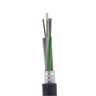 China 48 Core Outdoor Fiber Nonmetal Armored Singlemode Optical Cable GYFTA-4B1 for sale