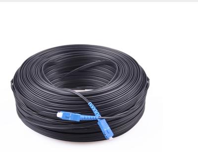 China High Quality Customizable Indoor 4 Core Single Mode Fiber Optic Cable GJXH-1B1 for sale