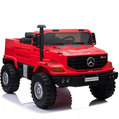 China Ride On Toy Wholesale Kids Licensed Electric Car Benz Truck Zetros Ride On Battery Cars For Kids Drive for sale