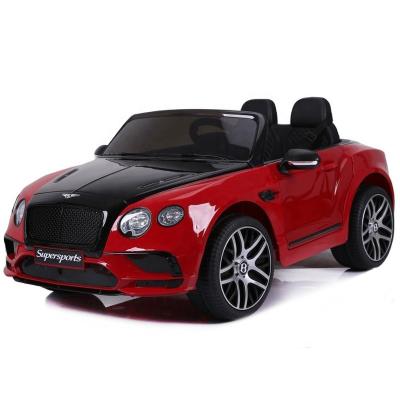 China Ride On Toy Hot Selling High Quality Continental Supersports Licensed 12V Electric Battery Car Children Kids Ride-On Toy Car for sale