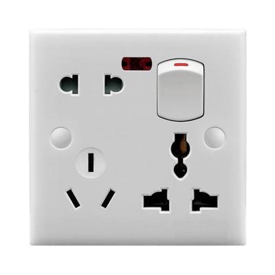 China Residential / multipurpose wall sockets small cheap wall switches electrical skd switch and cheap electrical wholesale switch 6 pin 6pin and 8pin socket for sale