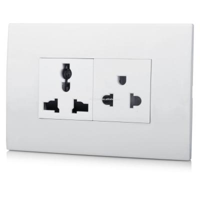 China Convenient South American Standard Wall Outlet Outlet Interruptores Sockets and Plates Screwless Tomacorriente Switches Convenient Hide Built-in Socket for sale