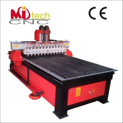 China Factory Lath Wood Window Frame Carving Engraving CNC Multi Spindle Router for sale