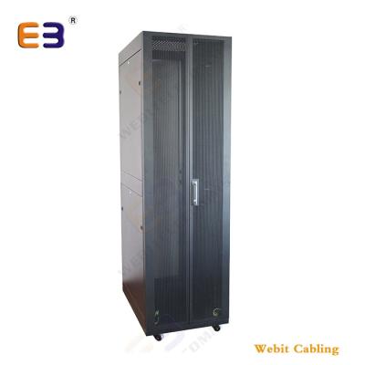 China SPCC Cold Rolled Steel Server Rack+Famous Brand+19 Inches+Heavy Duty Loading+Integrated Cabling Cabinet+Telecommunication Server Enclosure for sale