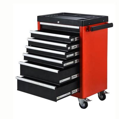 China Workshops Shop Tools CE, RoHS Certificates Hot-selling Professional 6 Drawer Metal High-End Mobile Tool Cabinet for sale