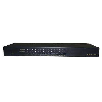 China Hot Sales 4/8/16 Ports 1U Rack Mount 19