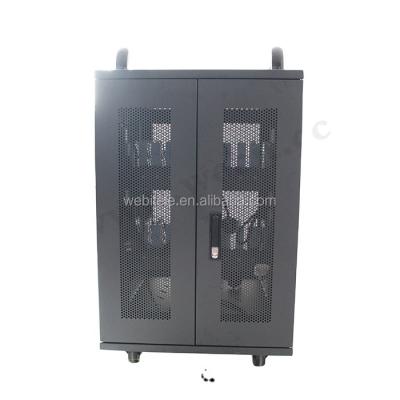 China SPCC Cold Rolled Steel or EG Steel Maker ABS 20 Slots Power Sockets Removable Laptop Charging Cart for sale