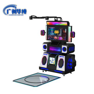 China Fiberglass Amusement Park Virtual Reality Simulator VR Dancing Game Machine For Fundraising Making Devices In Shopping Malls for sale