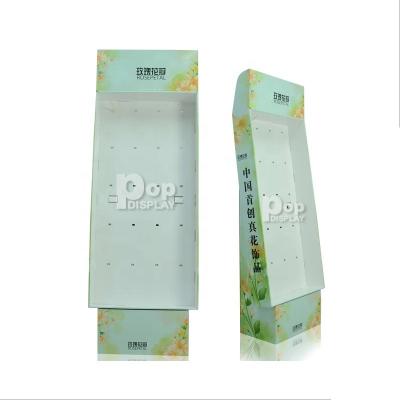 China Customized electronic product paper hook display stand,table top paper display stand for sale